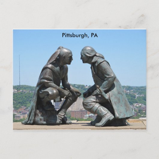 Groeten uit Pittsburgh, PA Briefkaart (Voorkant)