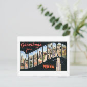 Groeten uit Pittsburgh, Penna Briefkaart (Staand voorkant)