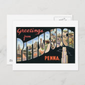Groeten uit Pittsburgh, Penna Briefkaart (Voorkant / Achterkant)