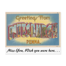 Groeten uit Pittsburgh, Pennsylvania