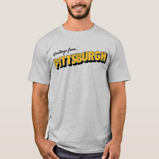 Groeten uit Pittsburgh T-shirt (Voorkant)