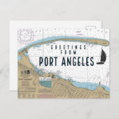 Groeten uit Port Angeles Briefkaart (Voorkant / Achterkant)
