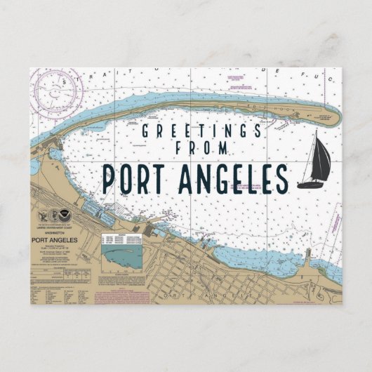 Groeten uit Port Angeles Briefkaart (Voorkant)