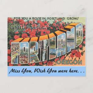 Groeten uit Portland Briefkaart