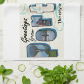 Groeten uit Portland Keuken Handdoeken (Gevouwen)