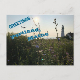 Groeten uit Portland, Maine Briefkaart