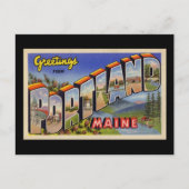 Groeten uit Portland Maine Briefkaart (Voorkant)