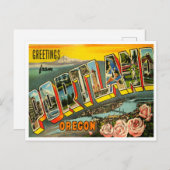 Groeten uit Portland, Oregon Briefkaart (Voorkant / Achterkant)