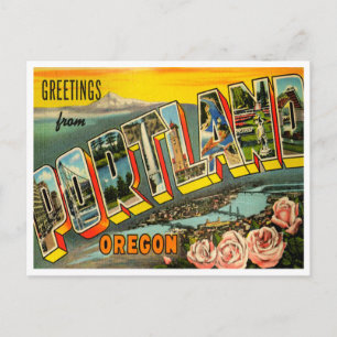Groeten uit Portland, Oregon Briefkaart