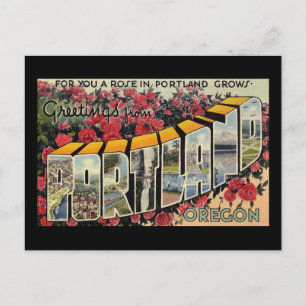 Groeten uit Portland Oregon Briefkaart