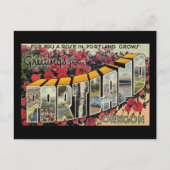 Groeten uit Portland Oregon Briefkaart (Voorkant)