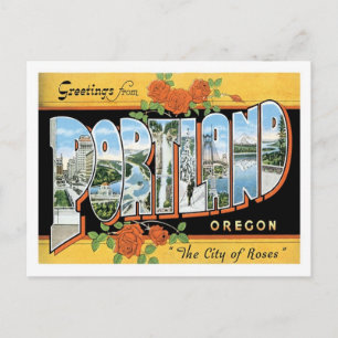Groeten uit Portland Oregon US City Briefkaart