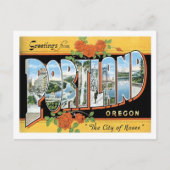 Groeten uit Portland Oregon US City Briefkaart (Voorkant)