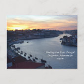 Groeten uit Porto, Portugal Briefkaart (Voorkant)