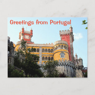 Groeten uit Portugal, Pena Palace, Sintra Briefkaart
