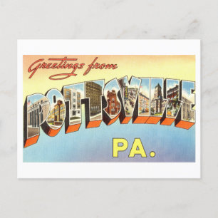  groeten uit Pottsville, Pennsylvania Briefkaart