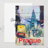 Groeten uit Praag Feestdagenkaart (Voorkant / Achterkant)