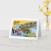 Groeten uit Providence, Rhode Island! Kaart (Gele Bloem)