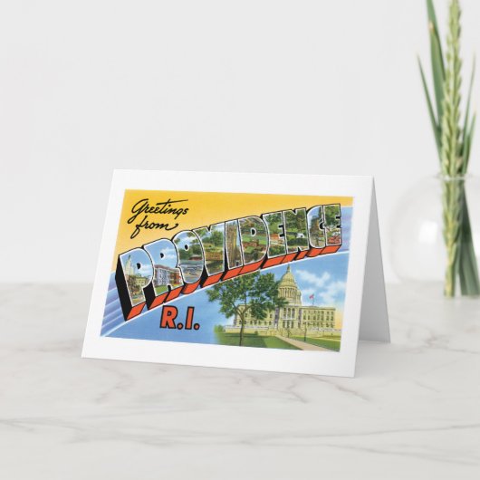 Groeten uit Providence, Rhode Island! Kaart (Voorkant)