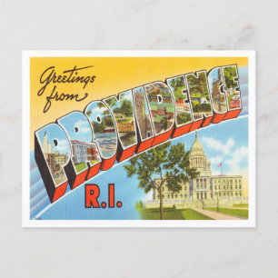 Groeten uit Providence, Rhode Island Travel Briefkaart