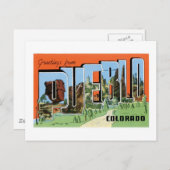 Groeten uit Pueblo, Colorado Briefkaart (Voorkant / Achterkant)