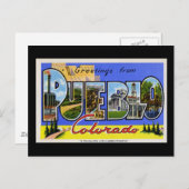 Groeten uit Pueblo Colorado Briefkaart (Voorkant / Achterkant)