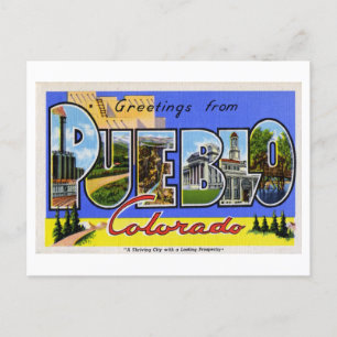 groeten uit Pueblo, Colorado Briefkaart