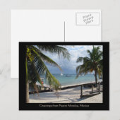 Groeten uit Puerto Morelos, Mexico Briefkaart (Voorkant / Achterkant)