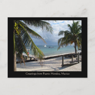 Groeten uit Puerto Morelos, Mexico Briefkaart