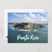 Groeten uit Puerto Rico Briefkaart (Voorkant / Achterkant)