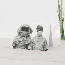 Groeten uit quarantaine covid social distancing kaart