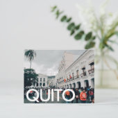 Groeten uit Quito, Ecuador Briefkaart (Staand voorkant)