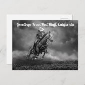 Groeten uit Red Bluff, California Briefkaart (Voorkant / Achterkant)