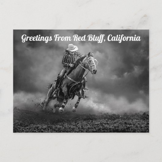 Groeten uit Red Bluff, California Briefkaart (Voorkant)