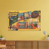 Groeten uit Reno, NevadaReno, NV Canvas Afdruk (Insitu (Woonkamer))