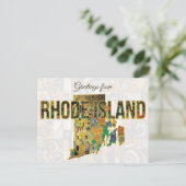 Groeten uit Rhode Island Briefkaart (Staand voorkant)