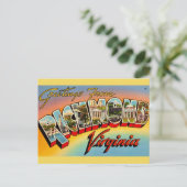 Groeten uit Richmond, VA Briefkaart (Staand voorkant)