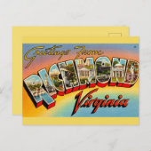Groeten uit Richmond, VA Briefkaart (Voorkant / Achterkant)