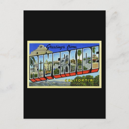 Groeten uit Riverside California Briefkaart (Voorkant)