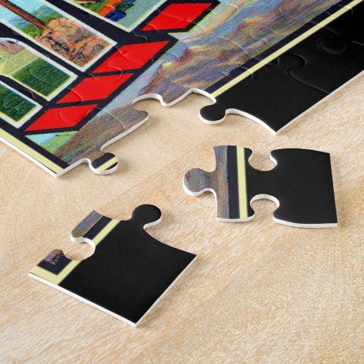 Groeten uit Riverside California Legpuzzel (Zijkant)