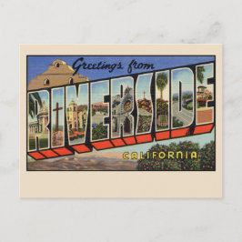 Groeten uit Riverside, Californië 1939  Briefkaart