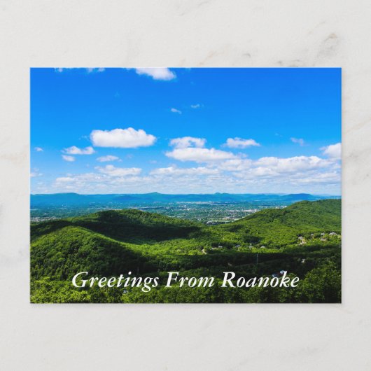 Groeten uit Roanoke Briefkaart (Voorkant)