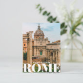 groeten uit Rome Briefkaart (Staand voorkant)