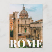 groeten uit Rome Briefkaart (Voorkant)