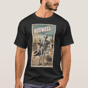 Groeten uit Roswell Briefkaart -  Alien To T-shirt