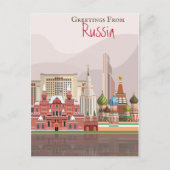 Groeten uit Rusland Briefkaart (Voorkant)