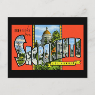 Groeten uit Sacramento Californië Briefkaart