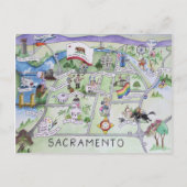 Groeten uit Sacramento, Californië! Briefkaart (Voorkant)