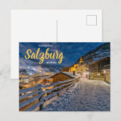 Groeten uit Salzburg Oostenrijk Briefkaart (Voorkant / Achterkant)