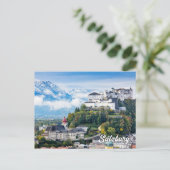 Groeten uit Salzburg, Oostenrijk Briefkaart (Staand voorkant)
